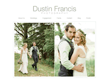 Tablet Screenshot of dustinfrancis.com